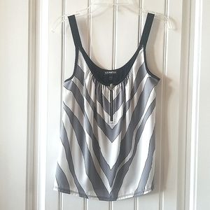 Express Zippered Tank Top, Size XS